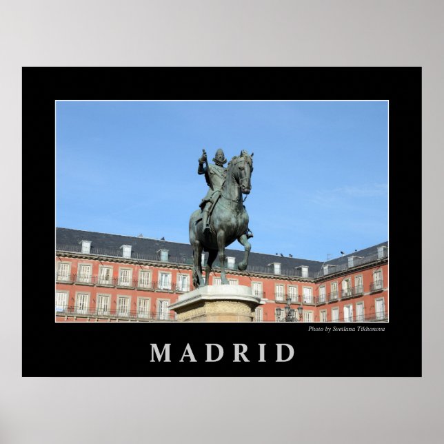 Plaza Mayor, Madrid Poster (Framsidan)