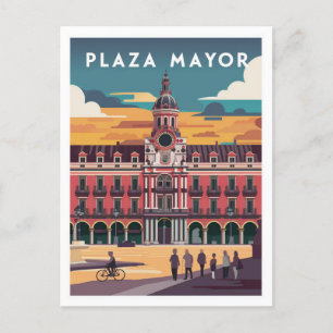 Plaza Mayor, Madrid Travel Vykort