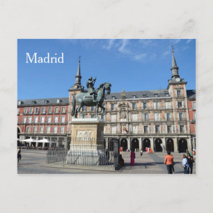 Plaza Mayor, Madridvykort Vykort