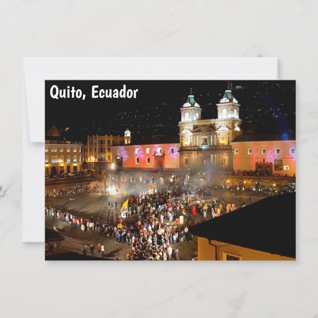 Plaza San Francisco Card (Framsida)