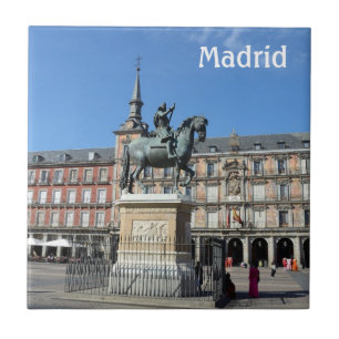 Plazaborgmästare, Madrid belägger med tegel Kakelplatta