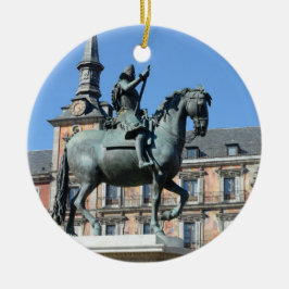 Plazaborgmästare, Madrid prydnad Julgransprydnad Keramik