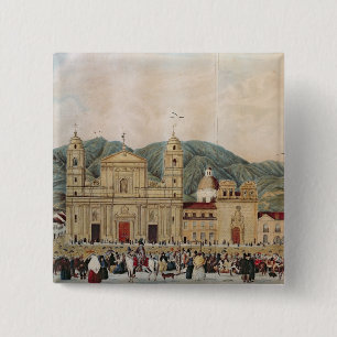 Plazaen de Bolivar, Bogota, 1837 Knapp