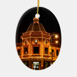 Plazaljuset av Kansas City Julgransprydnad Keramik