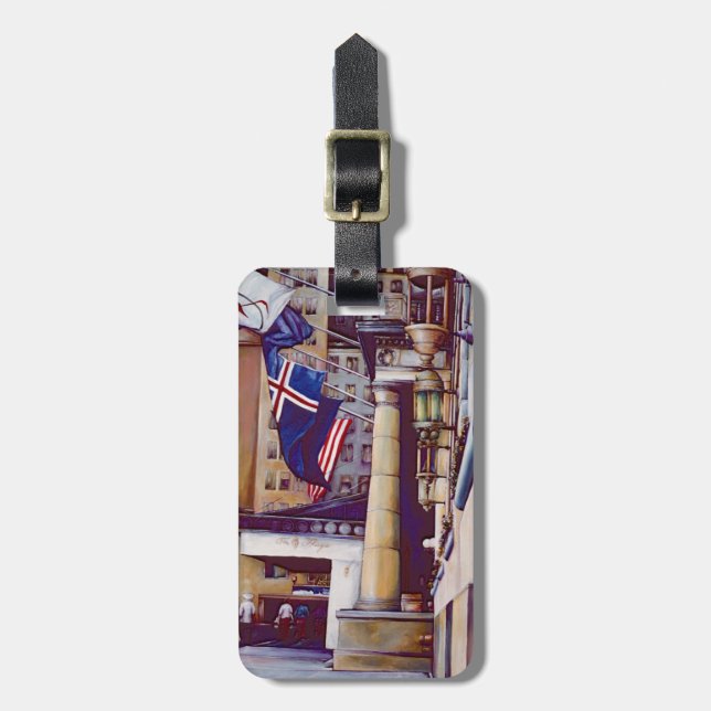 Plazas pelare bagagebricka (Vertikal Framsida)