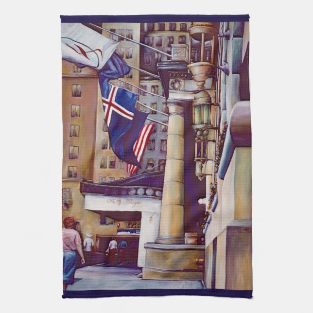 Plazas pelare kökshandduk (Vertikal)