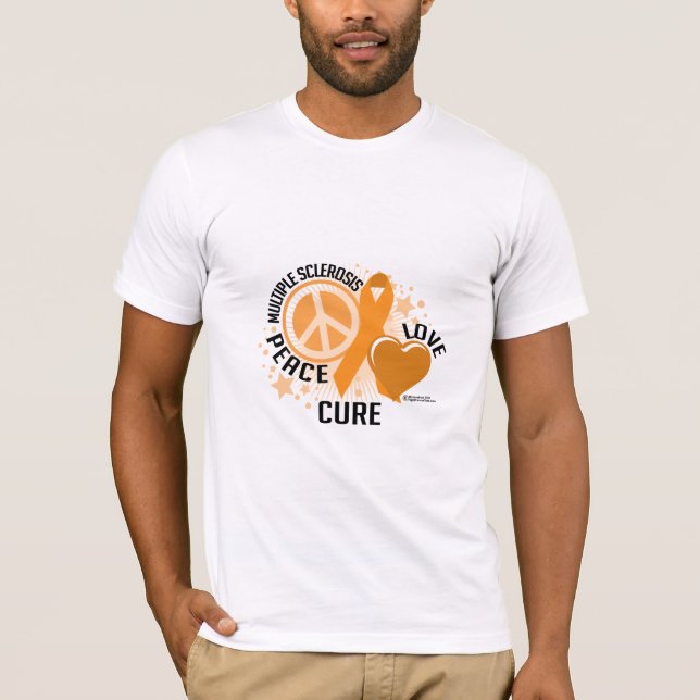 PLC för åtskillig Sclerosis T-shirt (Framsida)