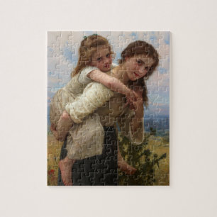 Pleasant Burden av William Adolphe Bouguereau Pussel