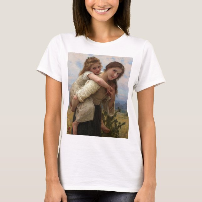 Pleasant Burden av William Adolphe Bouguereau T Shirt (Framsida)