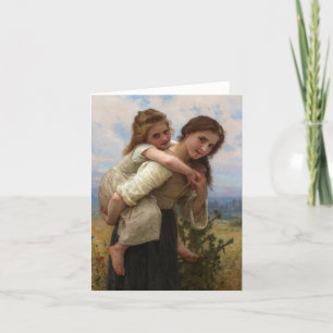 Pleasant Burden av William Adolphe Bouguereau Tack Kort