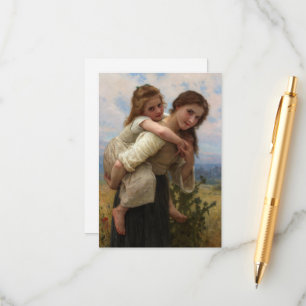 Pleasant Burden av William Adolphe Bouguereau Tilläggskort