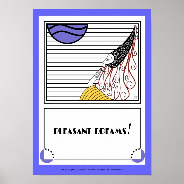 Pleasant Dreams Poster (Framsidan)