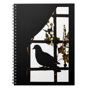 Pleasant Pigeon Anteckningsbok Med Spiral