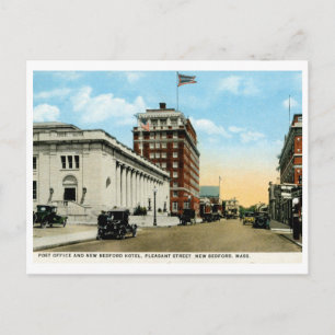 Pleasant St., New Bedford, MORSA Vintage Vykort