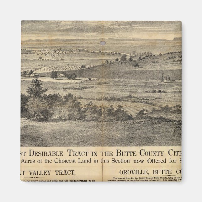 Pleasant Valley, Kalifornien Magnet (Framsidan)