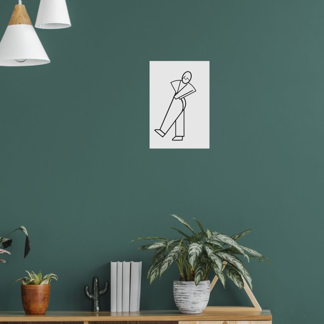 Pleasant Walking Poster (Vardagsrum 1)