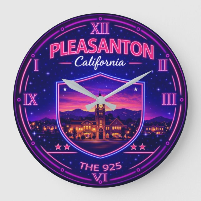 Pleasanton California  Stor Klocka (Framsida)