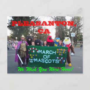 Pleasanton March of Mascots 2011 Vykort