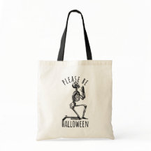 Please Be Halloween Spooky Season Skeleton Bones