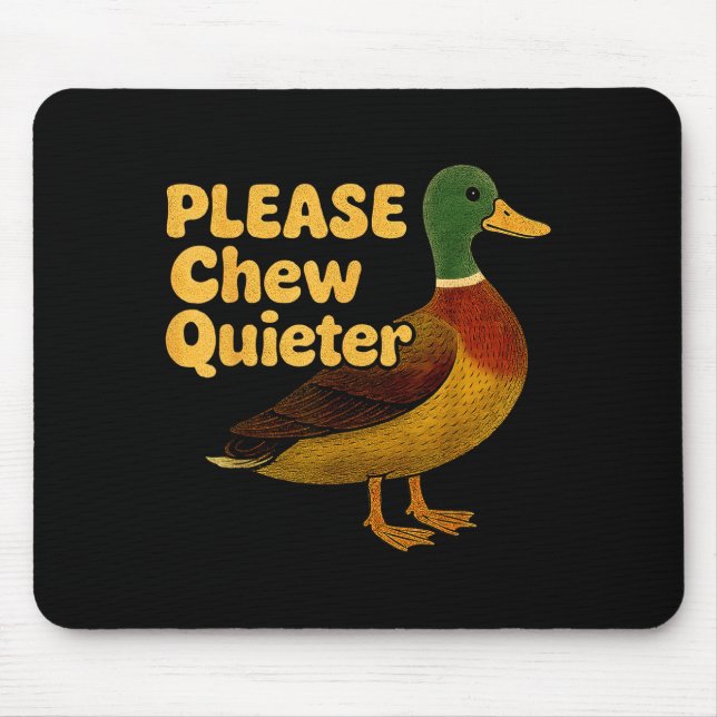 Please Chew Quieter Sarcastic Animal Quote Quirky  Musmatta (Framsidan)