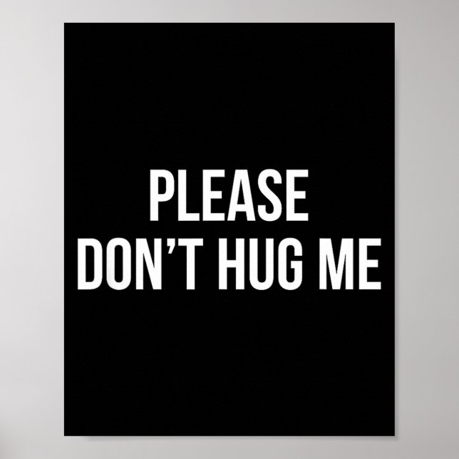 Please Don't Hug Me -  Poster (Framsidan)