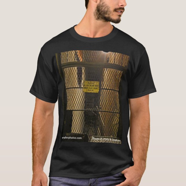 Please dumpar inte - avbilda beklär på tee shirt (Framsida)