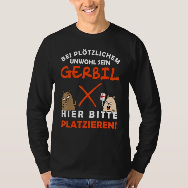 Please Gerbil here Gerbil and Gerbil T Shirt (Framsida)