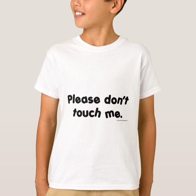 Please gör inte handlag mig t-shirt (Framsida)