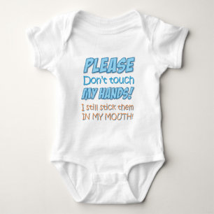 Please gör inte handlag min händer! Bebiset (fö T Shirt