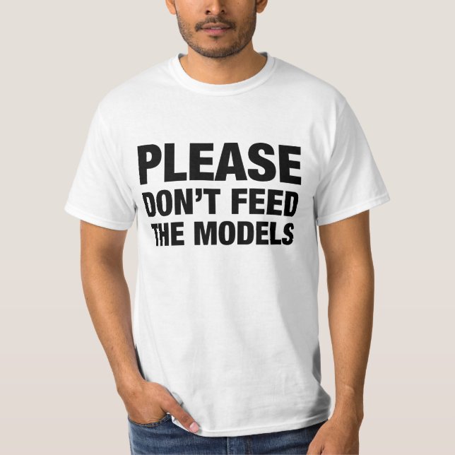 Please matar inte modellerar tröja (Framsida)