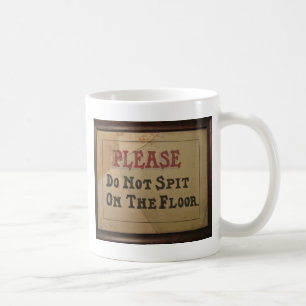 Please spottar inte på golv kaffemugg