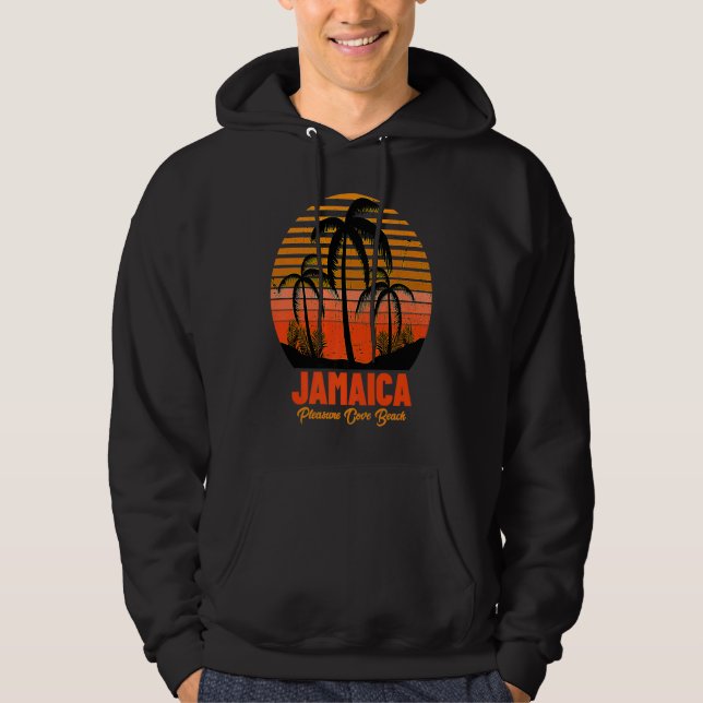 Pleasure Cove Beach Jamaica Hoodie (Framsida)