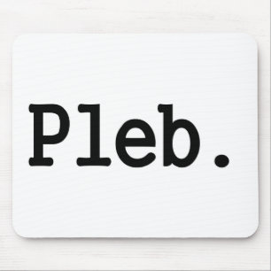 pleb.a-medlem av en föraktad social grupp musmatta