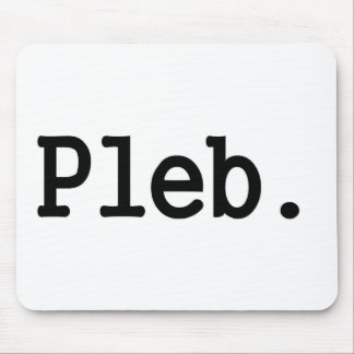 pleb.a-medlem av en föraktad social grupp musmatta