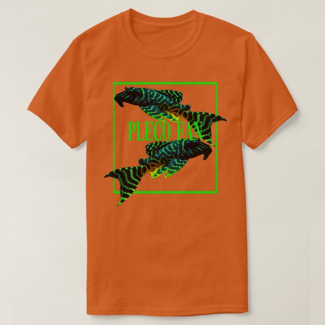 Pleco Fläkt T Shirt (Design framsida)