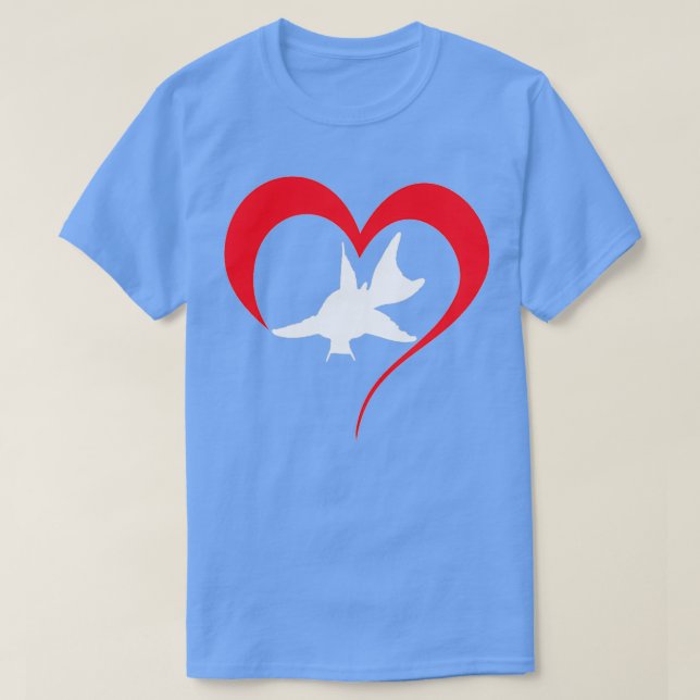 Pleco Red White och Blue T Shirt (Design framsida)