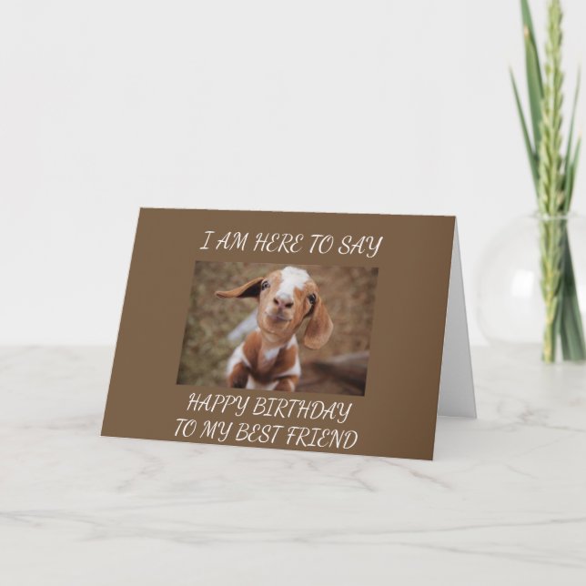 *PLEDGE* OCH A *WISH* TILL BÄSTA VÄNNEN PÅ BIRTHDA KORT (Framsida)