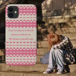 Pleed Rand in Deep Cream and Salmon Rosa