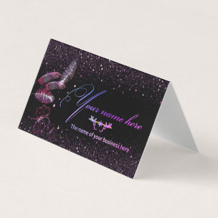 plegada personalizada, con datos persones visitkort