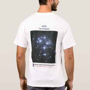 Pleiades av Lee Coombs Front och Back Tee