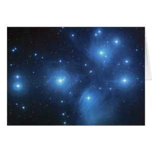 Pleiades Hälsningskort