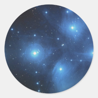 Pleiades Runt Klistermärke