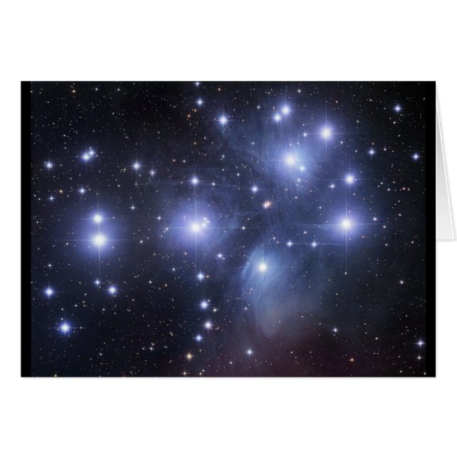 Pleiades stora Gendler Hälsningskort (Framsidan Horizontal)