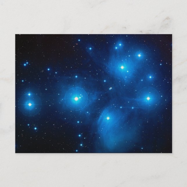 Pleiades vykort (Framsida)