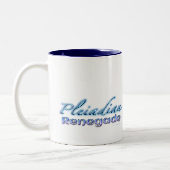Pleiadian avfällingmugg Två-Tonad mugg (Vänster)