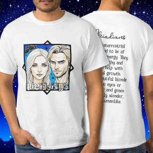 Pleiadian Extra TerRestals och UFO T Shirt