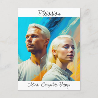 Plejaderna Utomjordisk Utomjording Ras Vykort