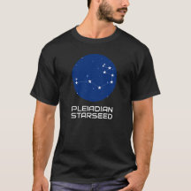 Plejadisk Stjärnfrö T-Shirt – Ljus & Kärlek Design