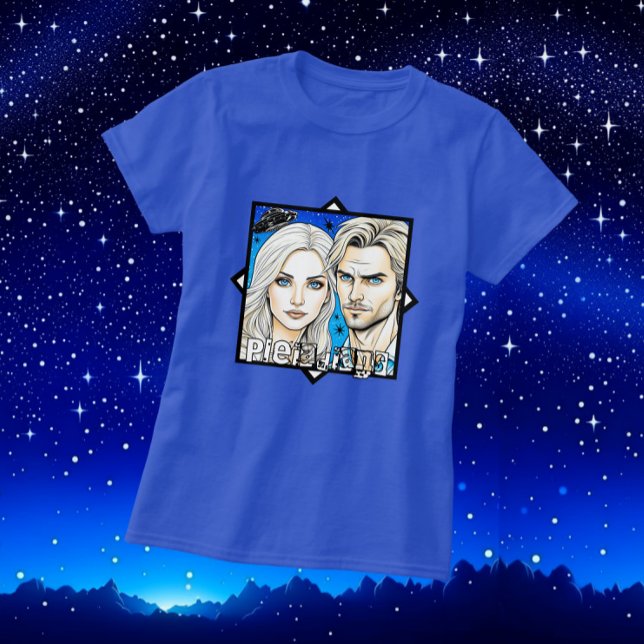 Plejadiska utomjordingar och UFO T Shirt (Skapare uppladdad)