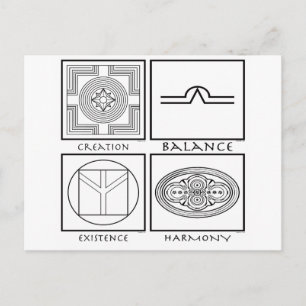 Plejaren Symbols Vykort